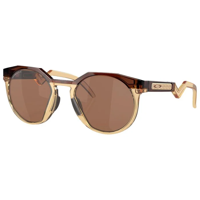 Lunettes de soleil Oakley HSTN Kylian Mbappé Signature Series Sark Amber Light Curry Prizm Tungsten