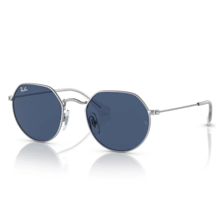 Lunettes de soleil Ray Ban Jack Kids Polished Silver Dark Blue