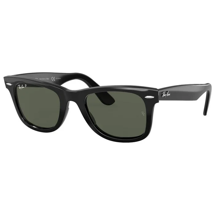 Lunettes de soleil Ray Ban RB2140 Original Wayfarer Classic Polished Black Polar Green