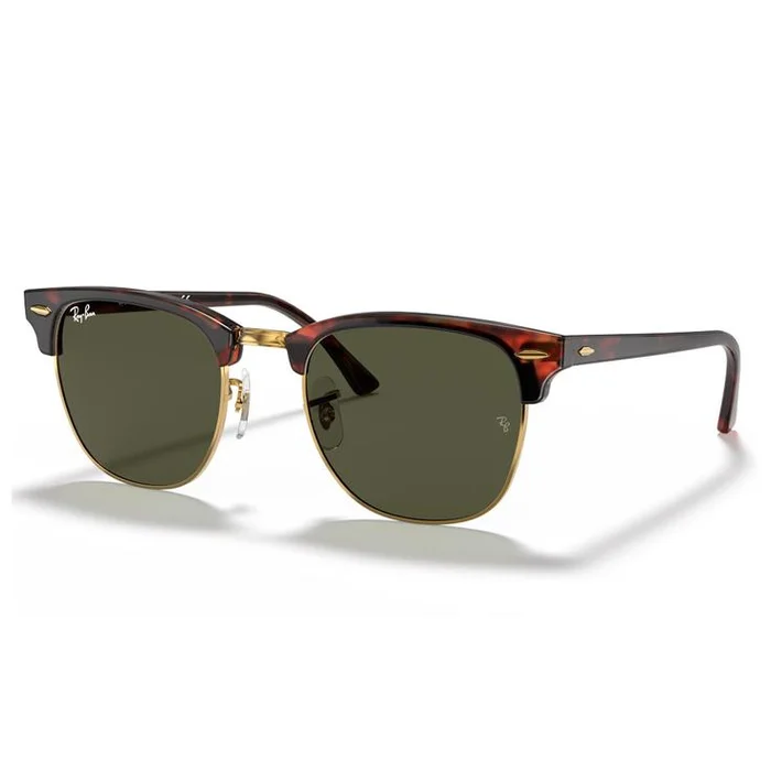 Lunettes de soleil Ray Ban RB3016 Clubmaster Classic Polished High Tortoise Gold Green G-15