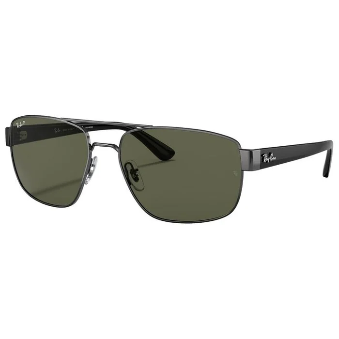 Lunettes de soleil Ray Ban RB3663 Polished Gunmetal Green G-15 Polar