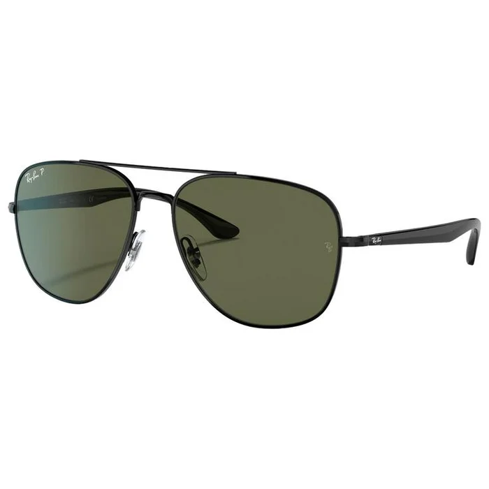 Lunettes de soleil Ray Ban RB3683 Polished Black Green G-15 Polar