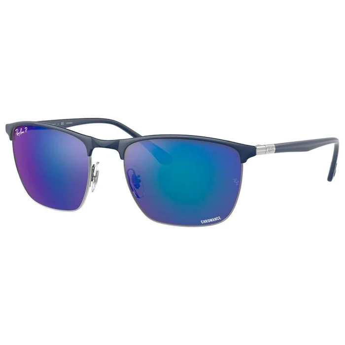 Lunettes de soleil Ray Ban RB3686 Polished Blue Chromance Polar Blue