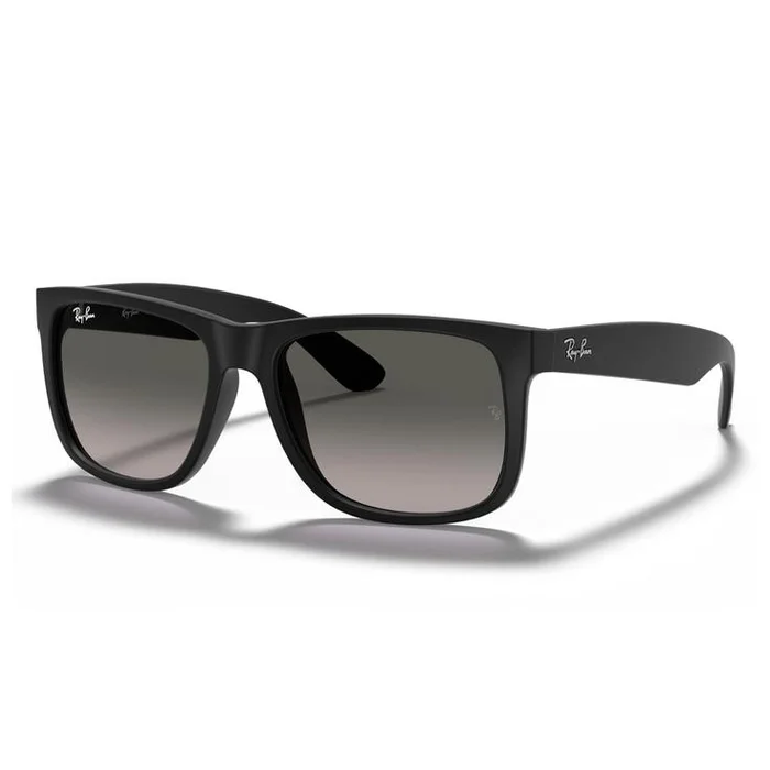 Lunettes de soleil Ray Ban RB4165 Justin Classic Matte Rubber Black Dark Grey Gradient