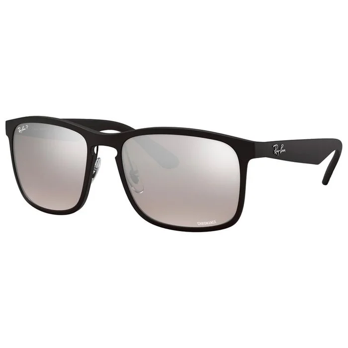 Lunettes de soleil Ray Ban RB4264 Matte Black Chromance Silver Polar