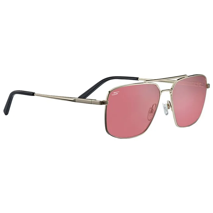 Lunettes de soleil Serengeti Aitkin Shiny Light Gold Saturn Sedona