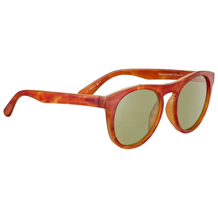 Lunettes de soleil Serengeti Kingman Shiny Milky Vintage Tortoise Saturn 555nm