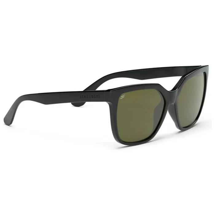 Lunettes de soleil Serengeti Wakota Shiny Black Saturn Polarized 555nm