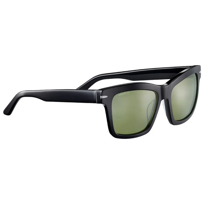 Lunettes de soleil Serengeti Winona Shiny Black Mineral Mineral Polarized 555Nm