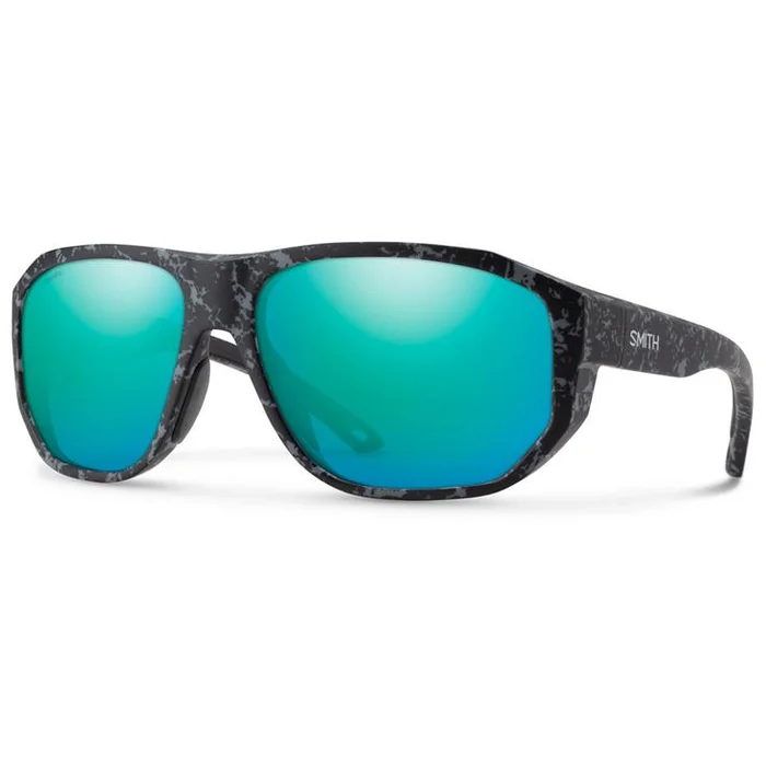 Lunettes de soleil Smith Outrigger Matte Ash Marble Chromapop Polarized Opal Mirror
