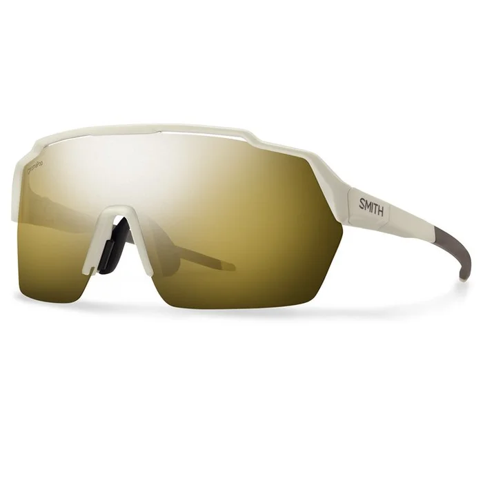 Lunettes de soleil Smith Shift Split Mag Matte Bone Chromapop Black Gold Mirror