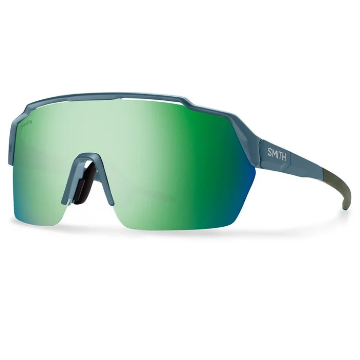 Lunettes de soleil Smith Shift Split Mag Matte Stone Moss Chromapop Green Mirror