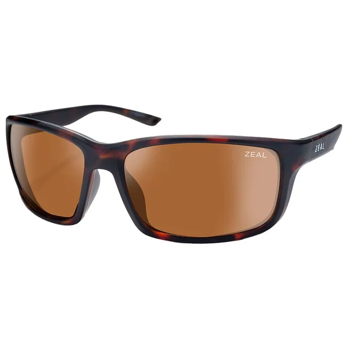 Lunettes de soleil Zeal Confluence Matte Brown Havana Ellume Polarized Copper