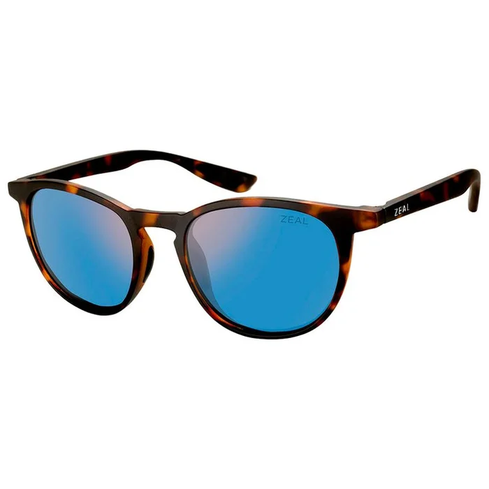 Lunettes de soleil Zeal Juno Matte Tortoise Ellume Polarized Horizon Blue