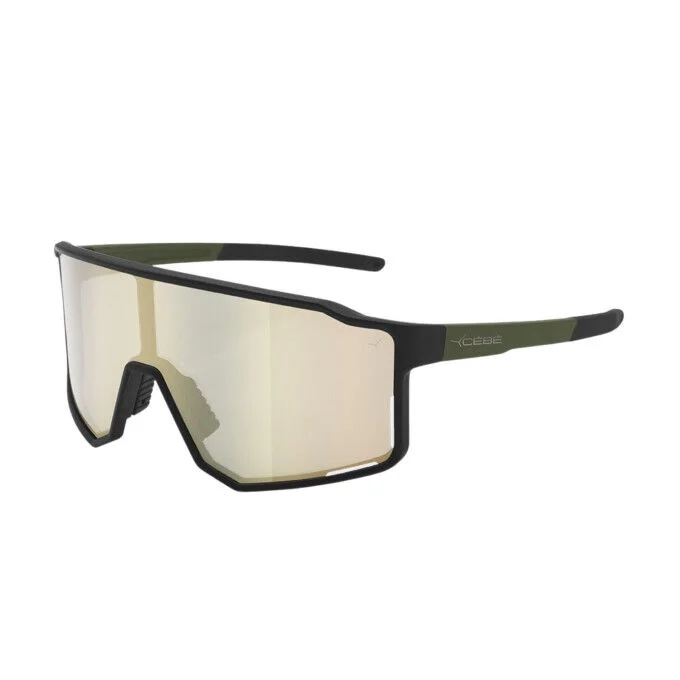 Lunettes de sport unisexe Cebe Outflow – L – Matt Black Kaki