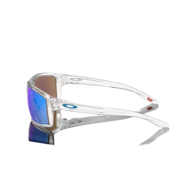 Lunettes OAKLEY Gibston – Polished Clear / Prizm Sapphire – Image 3