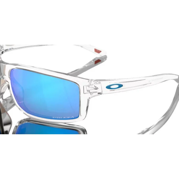 Lunettes OAKLEY Gibston – Polished Clear / Prizm Sapphire – Image 4