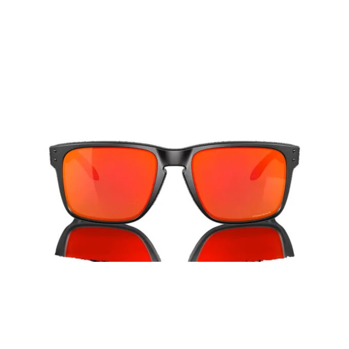 Lunettes OAKLEY Holbrook™ XL – Matte Black / Prizm Ruby – Image 3