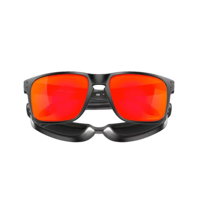 Lunettes OAKLEY Holbrook™ XL – Matte Black / Prizm Ruby – Image 4