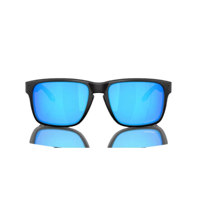 Lunettes OAKLEY Holbrook™ XXL – Matte Black / Prizm™ Sapphire – Image 2