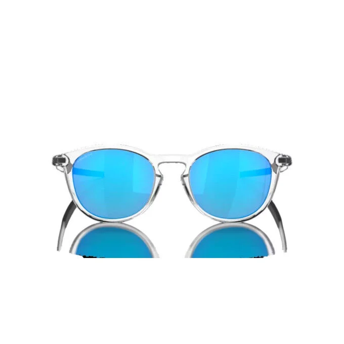 Lunettes OAKLEY Pitchman R – Polished Clear / Prizm Sapphire – Image 2