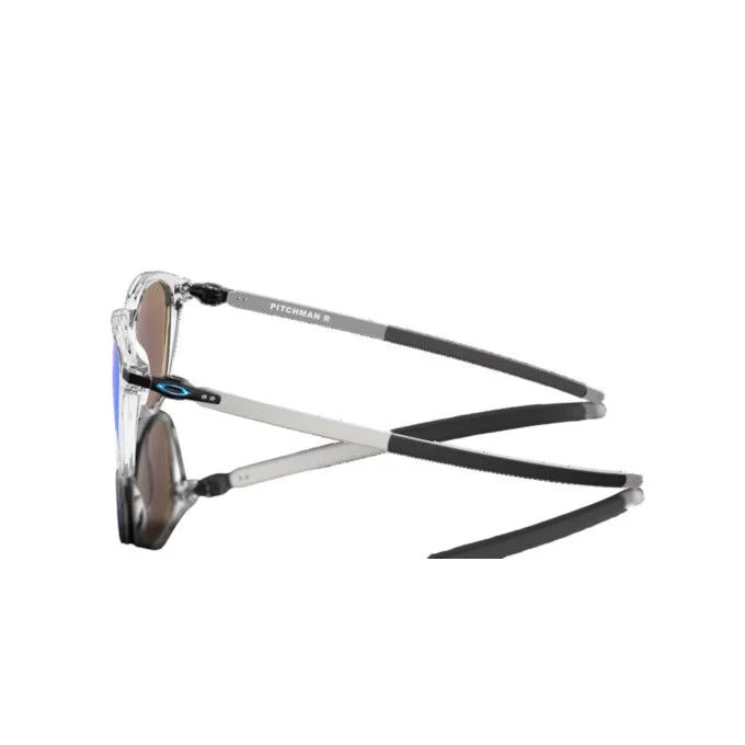 Lunettes OAKLEY Pitchman R – Polished Clear / Prizm Sapphire – Image 3