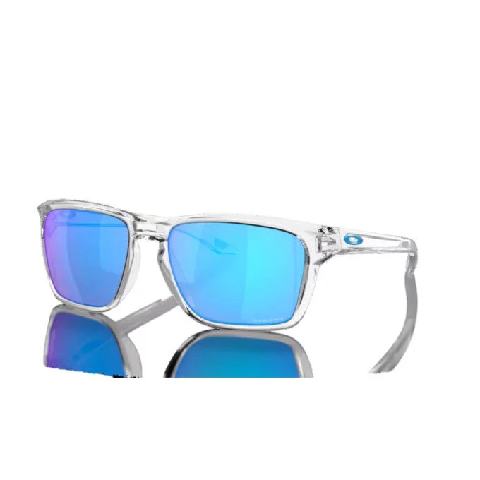 Lunettes OAKLEY Sylas – Polished Clear / Prizm Sapphire
