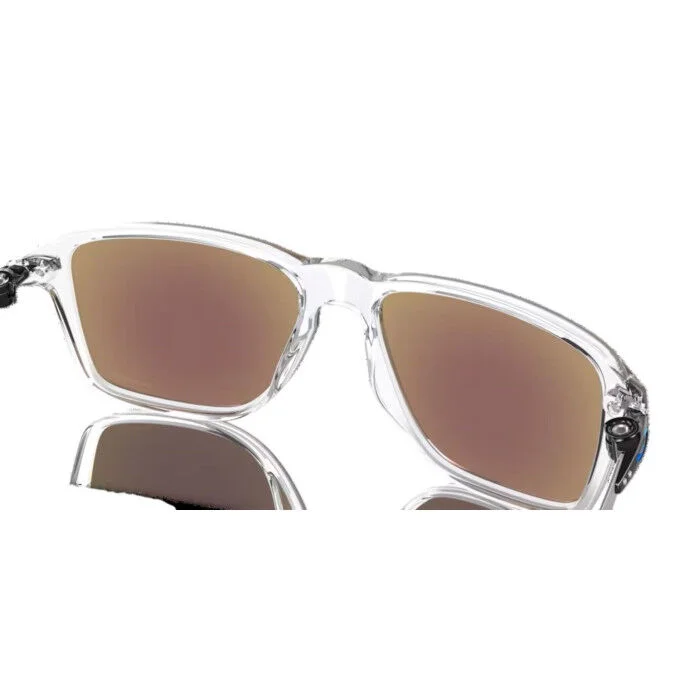 Lunettes OAKLEY Wheel House – Polished Clear / Prizm Sapphire – Image 4