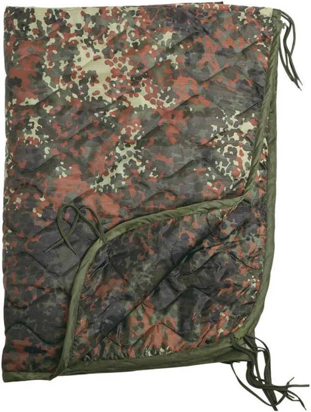 M4457 – MIL-TEC Woobie Poncho Liner Flecktarn 208 x 150 cm