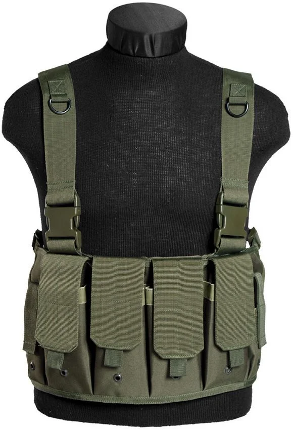 M4483 – MIL-TEC OD Mag Carrier Chest Rig