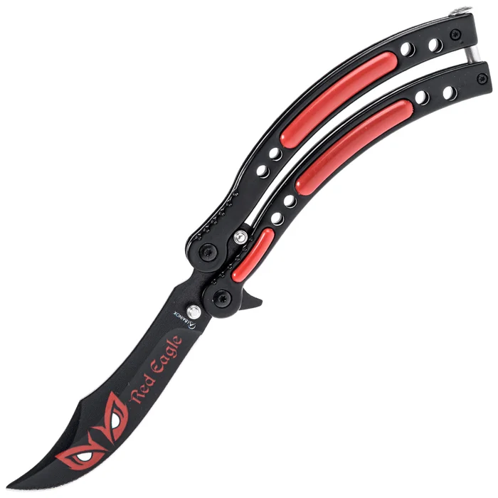 MA02197 Albainox Couteau papillon Red eagle