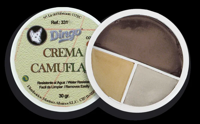 MA33120 ALBAINOX Peinture visage camo. Pot 3 couleurs.30g