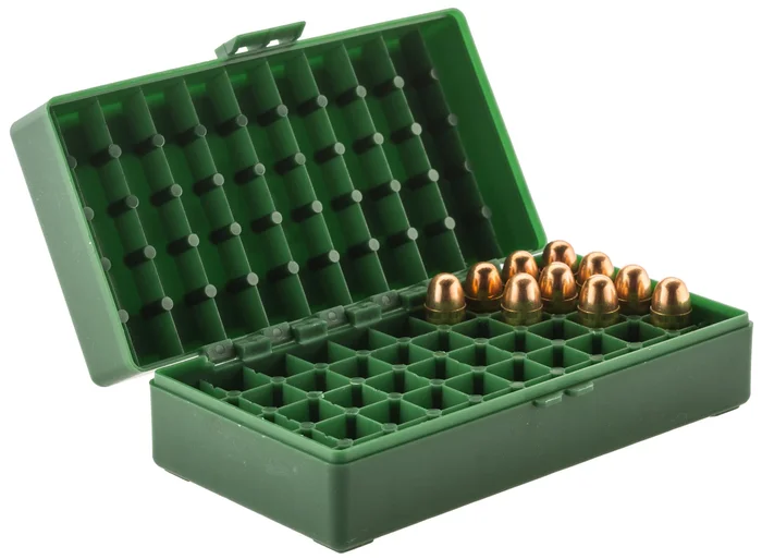 MAL0307 – boîte mégaline de rangement 50 munitions 45 acp