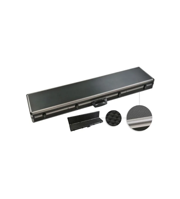 Mallette carabine alu fumé dim 111x26x10 cm