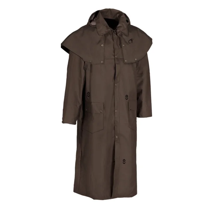 Manteau De Pluie Long Homme Club Interchasse Thor Marron