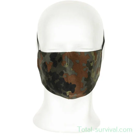 Masque buccal réutilisable MFH, BW camo