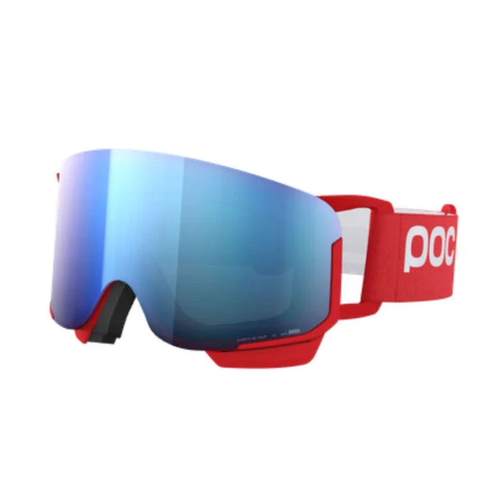 Masque de ski POC Nexal Mid – Prismane Red / Partly Sunny Blue