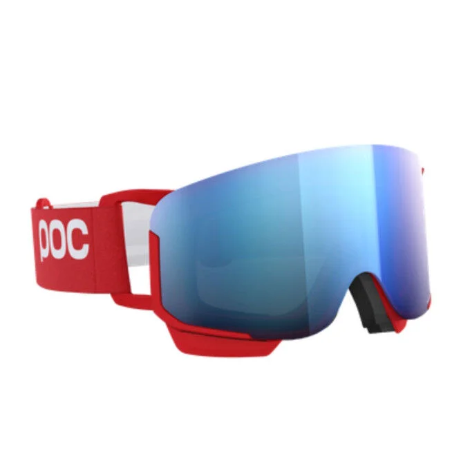 Masque de ski POC Nexal Mid – Prismane Red / Partly Sunny Blue – Image 4