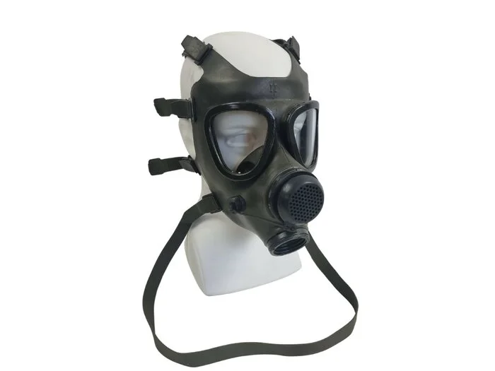 Masque intégral / masque à gaz M85 avec tube à boire et sac MP5, EN-148 RD40, vert olive