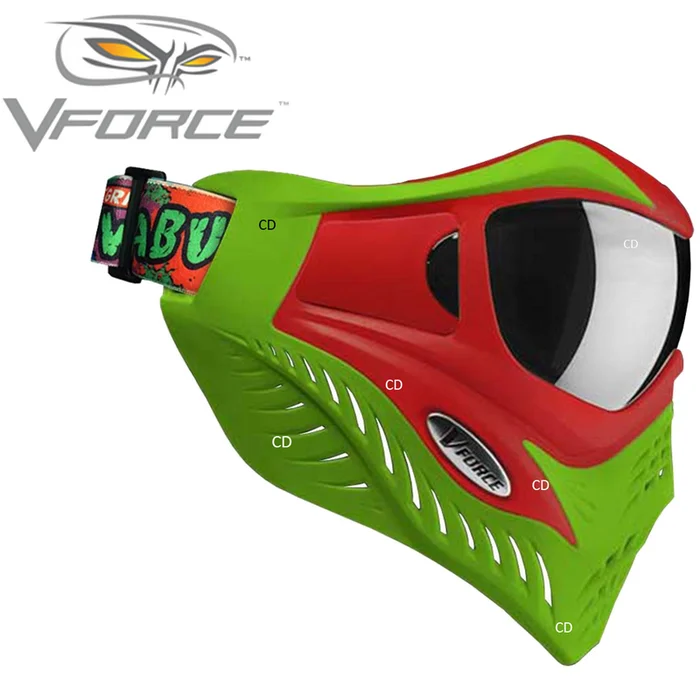 MASQUE V-FORCE GRILL RAPHAELO VERT /ROUGE