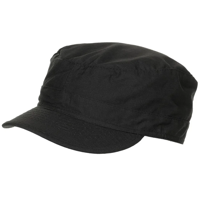 MFH 10213AL US BDU Casquette, Rip Stop, noir taille L