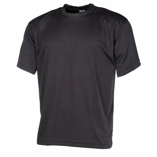 MFH T-Shirt « Tactical » manches courtes, noir