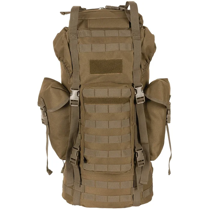 MFH30250R BW Sac à dos Combat, « MOLLE », 65 l, renfort en alu, coyote
