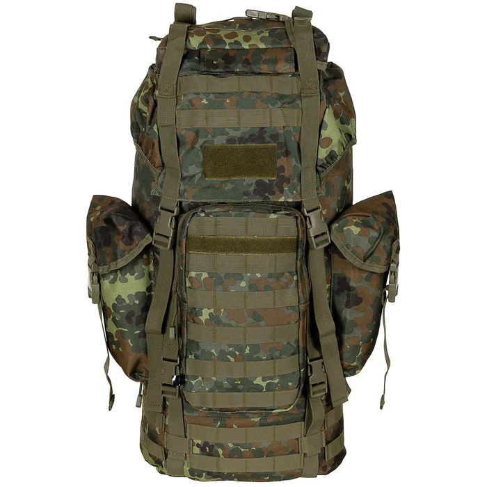 MFH30250V BW Sac à dos Combat, « MOLLE », 65 l, renfort en alu, BW camo