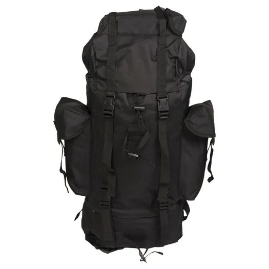 Mil-Tec Bundeswehr sac a dos de combat, 65l, noir, grande