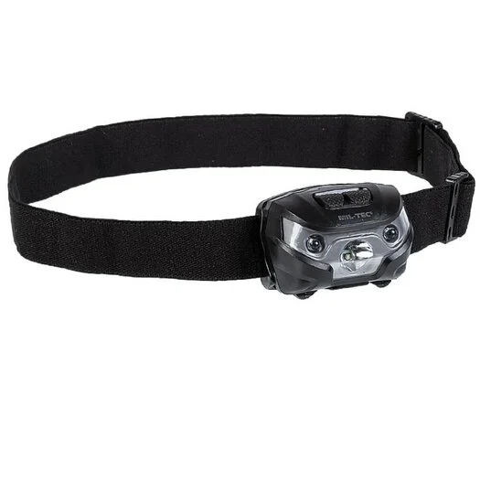 Mil-Tec CREE-XP lampe frontale LED 2 couleurs, 3x AAA