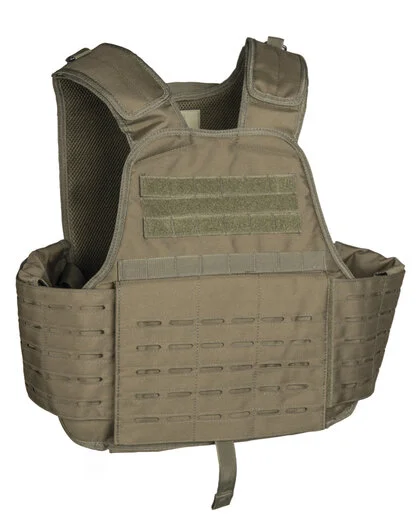 Mil-tec Gilet porte-plaques, laser cut, vert olive