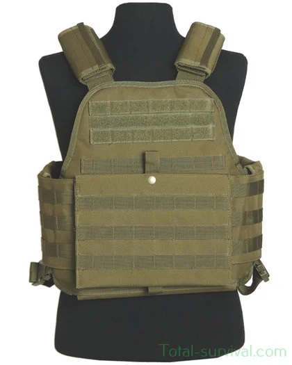 Mil-tec Gilet porte-plaques, vert olive