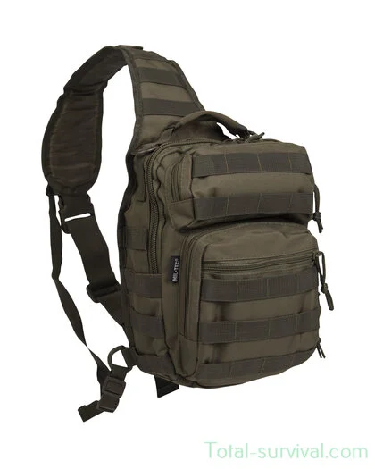 Mil-tec One strap sac à dos 15l, Assault, vert olive