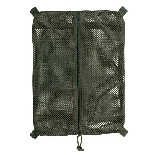 Mil-Tec sac de rangement en maille avec bandes velcro, grande, vert olive